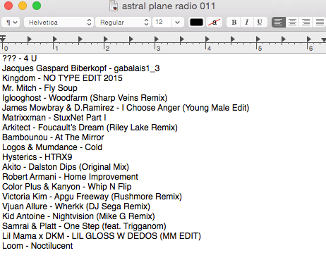 astral plane radio 011